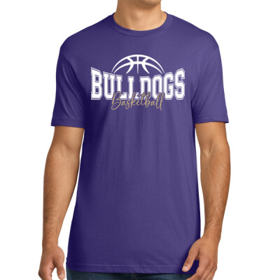 Adult Bulldogs Basketball T-shirt Thumbnail